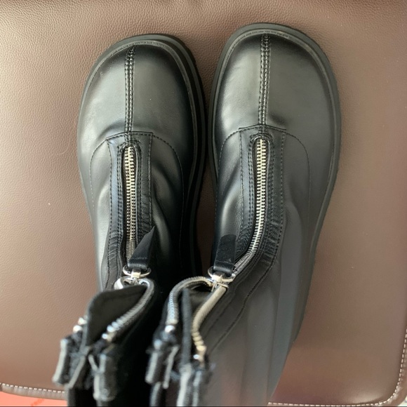 New 💗 Urban outfitters UO Zola Zip Platform Boot - Picture 4 of 5